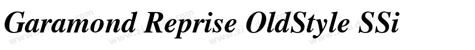 Garamond Reprise OldStyle SSi Normal字体转换